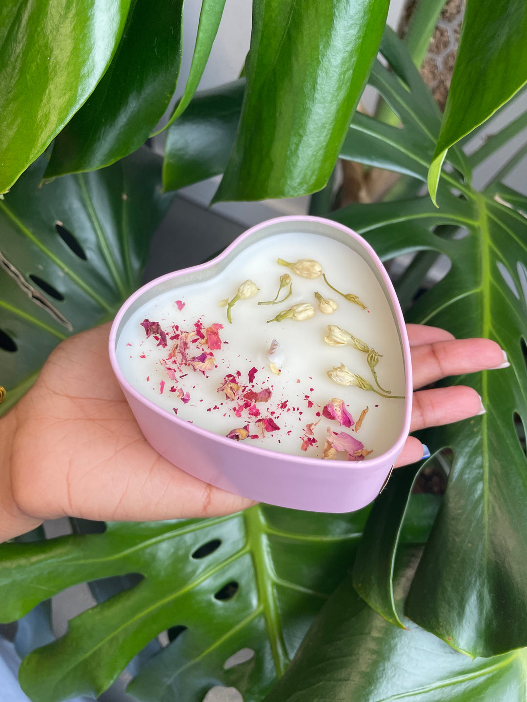 Valentine's Day Heart Candle