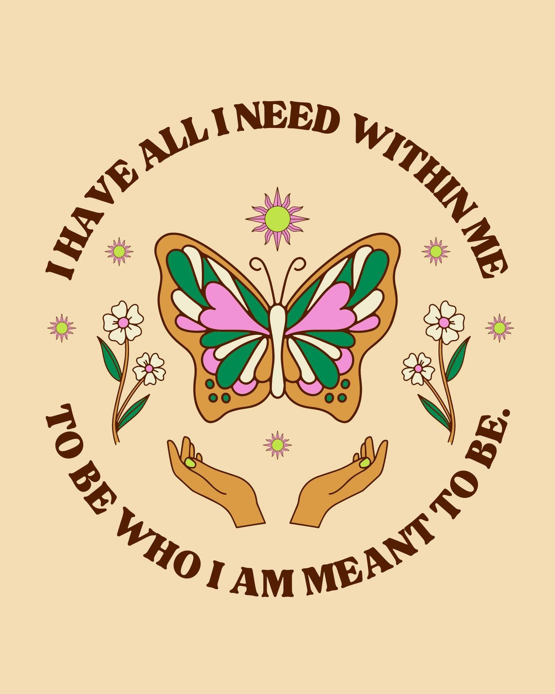 Who I Am Meant To Be Print