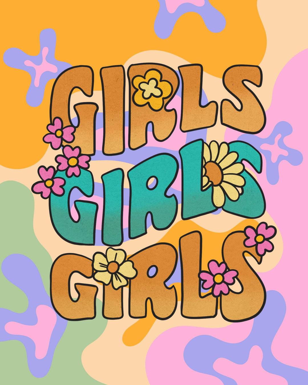 Girls Girls Girls Print