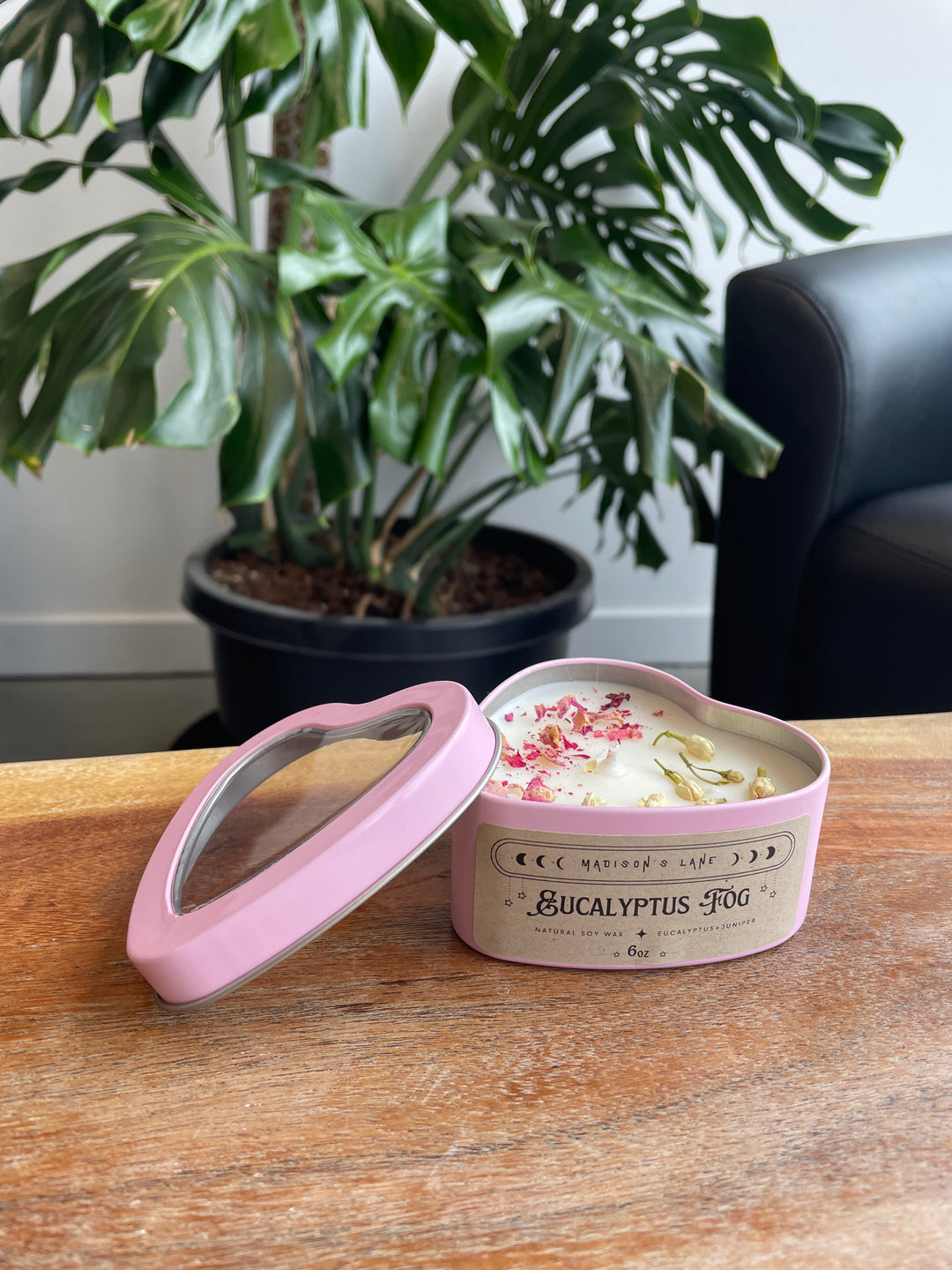 Valentine's Day Heart Candle