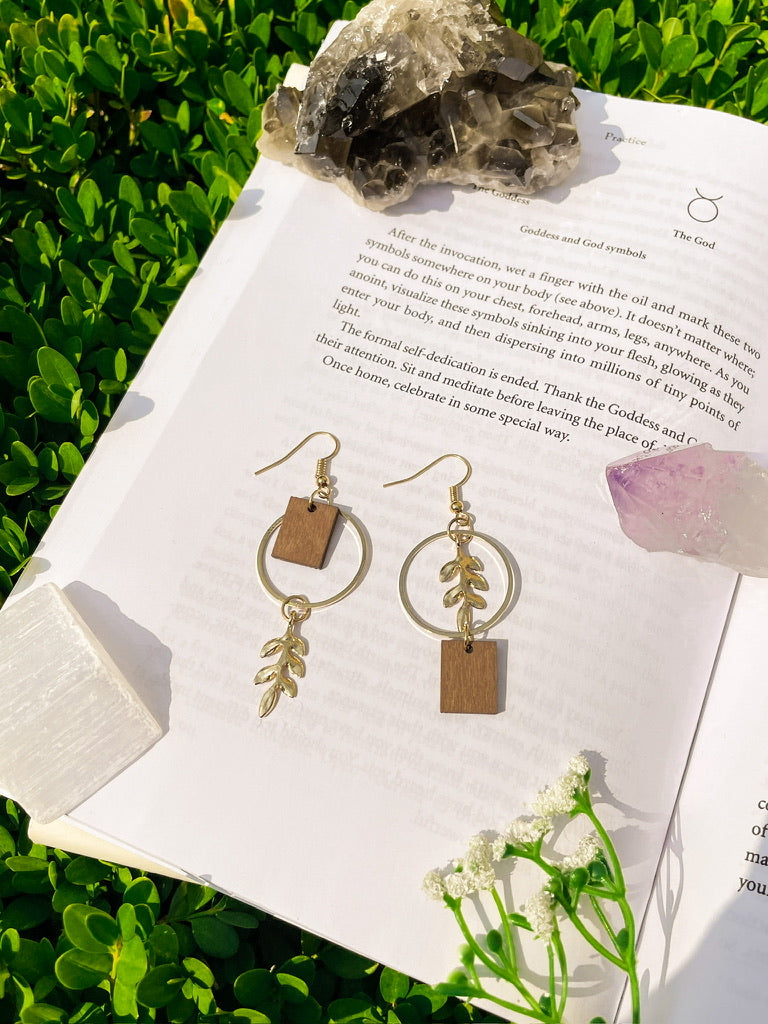 Jesen lišće viseće naušnice