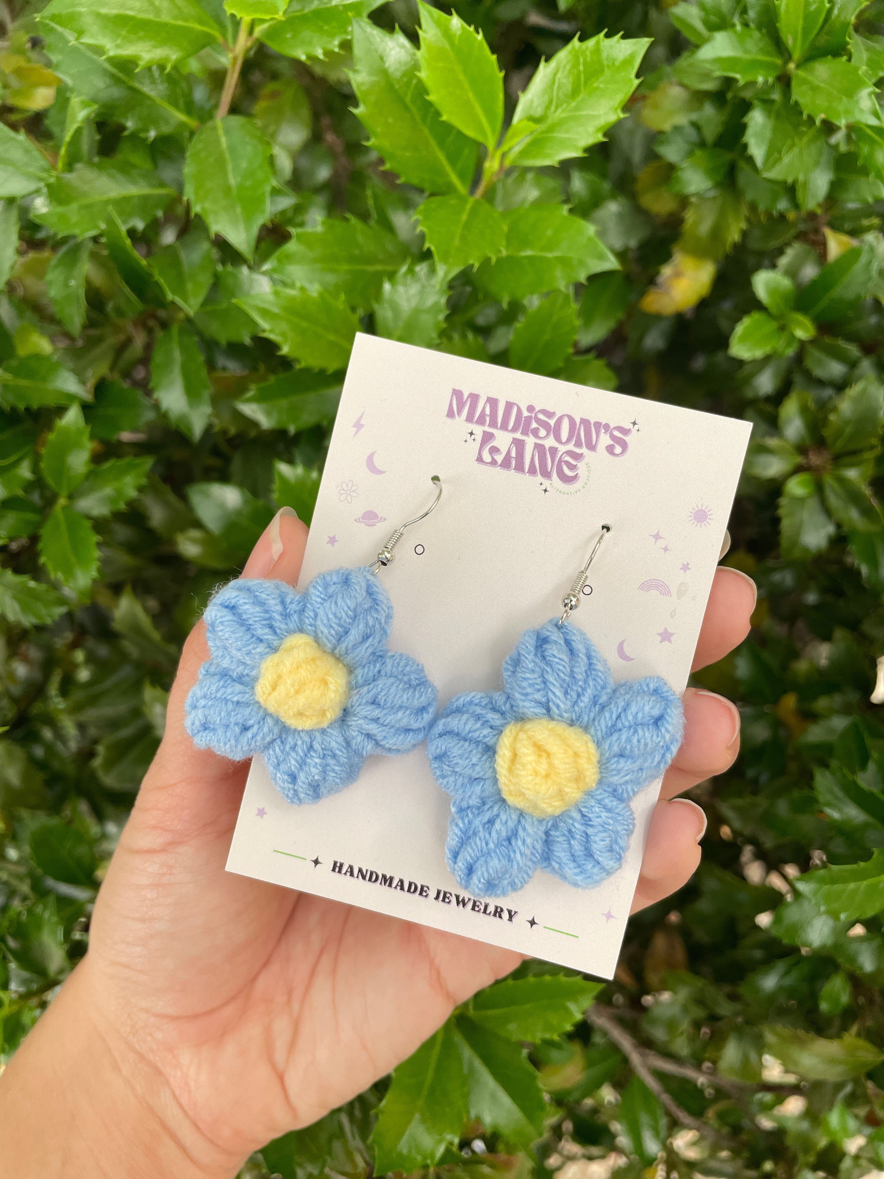 Multicolor Crochet Flower Power Earrings – MADISON'S LANE