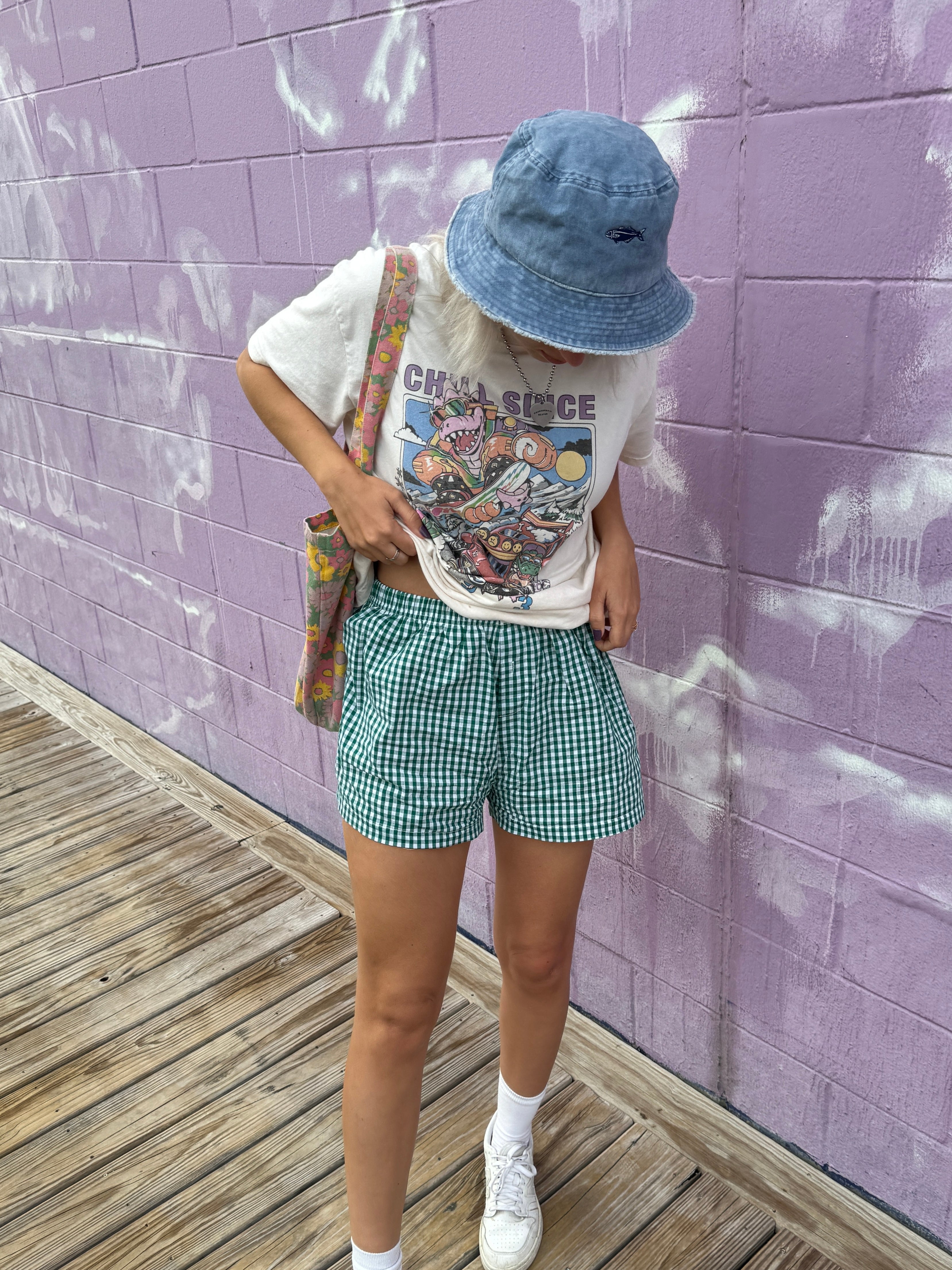 Green Gingham Boxer Shorts – MADISON