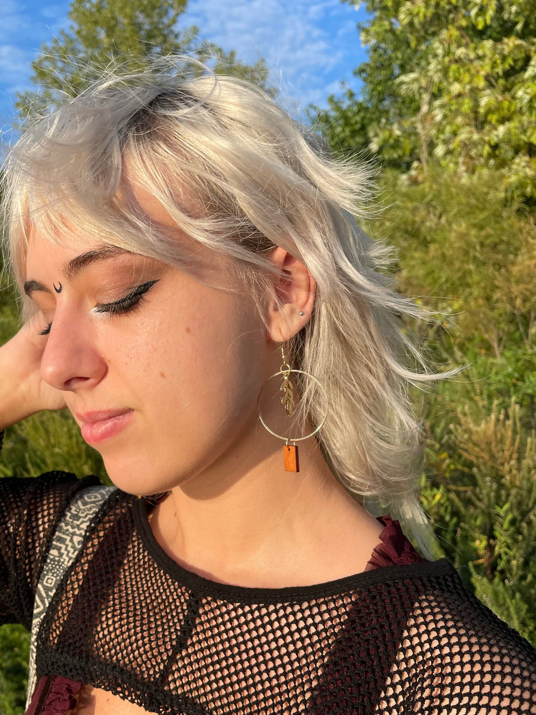 Jesen lišće viseće naušnice