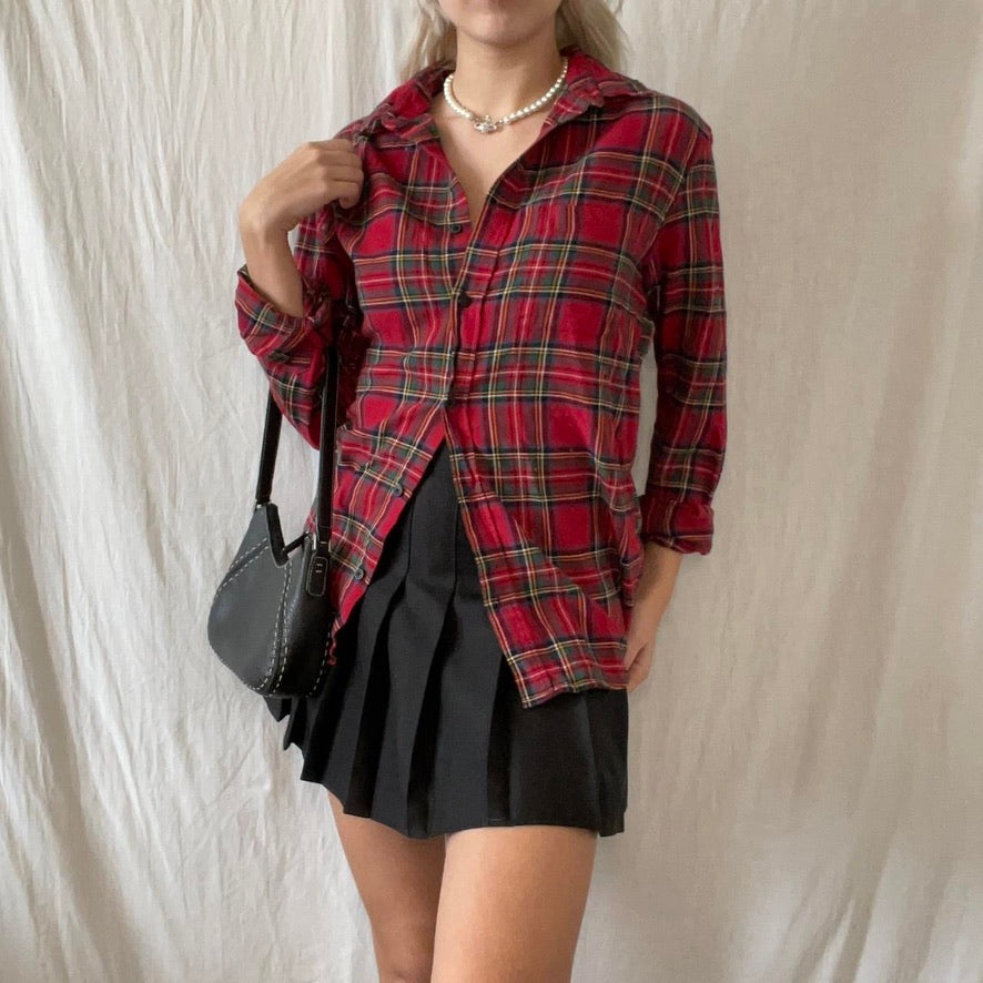 Red & Green Plaid Flannel