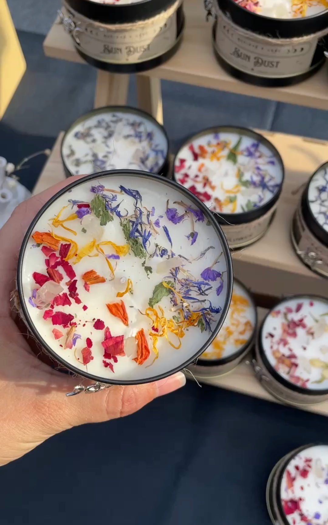 Moon Flower Candle