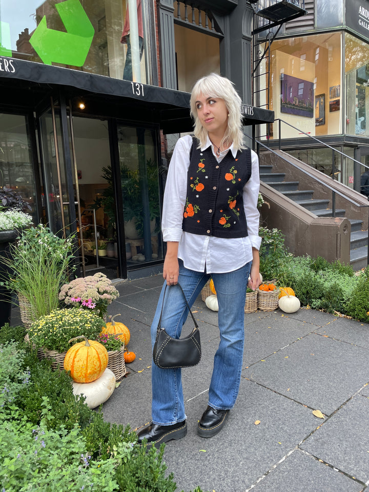 Vintage Pumpkin Vest