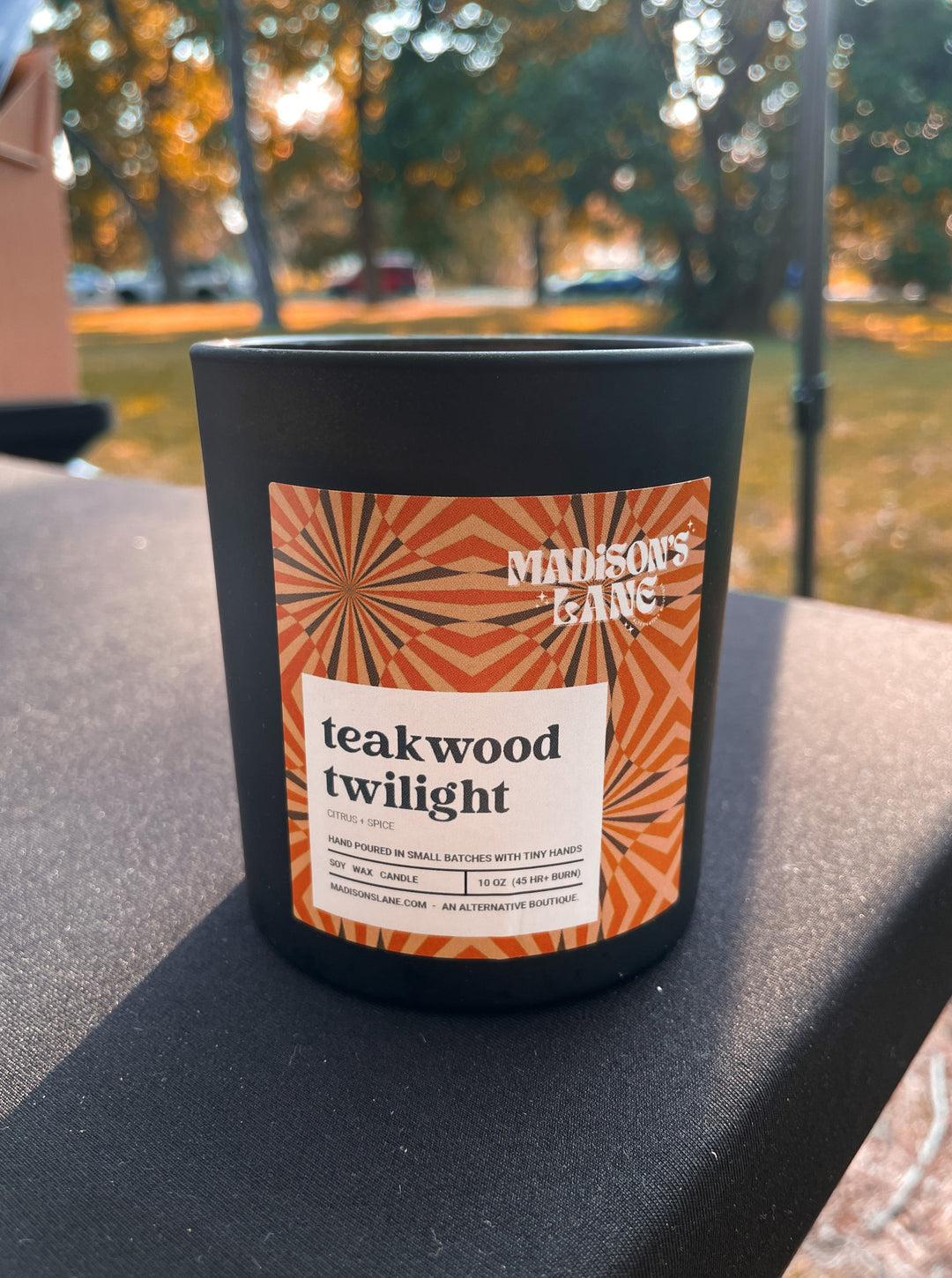 Teakwood Twilight Candle