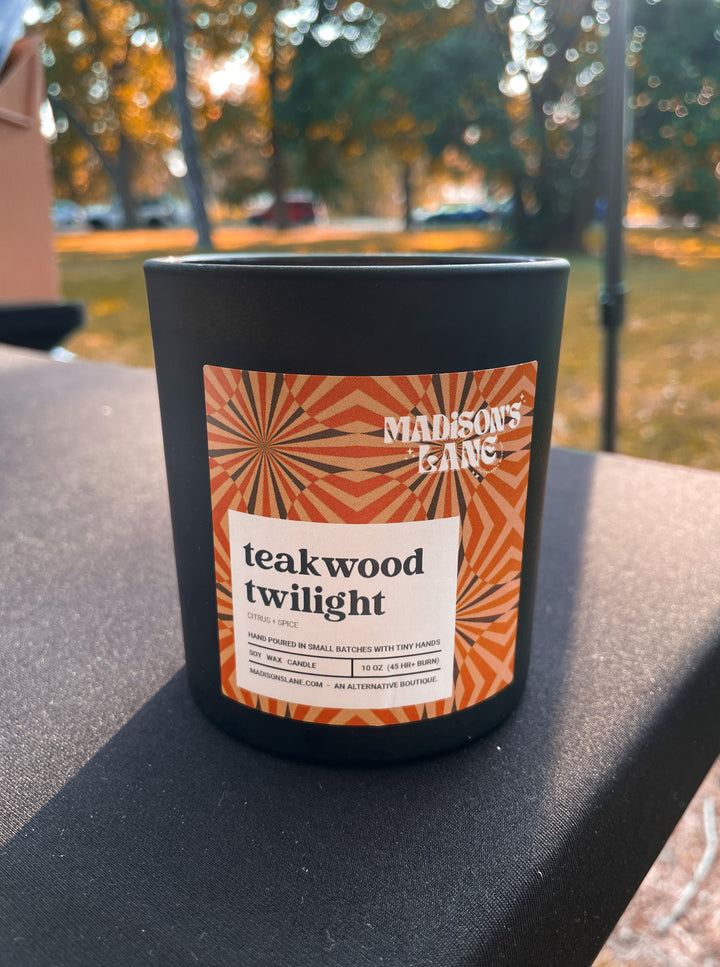 Teakwood Twilight Candle