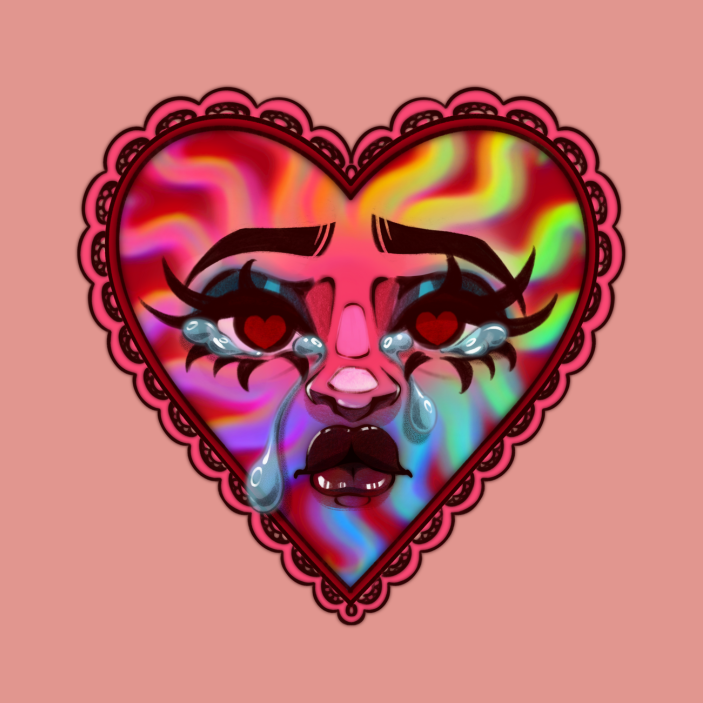 Love Sick Valentine Sticker