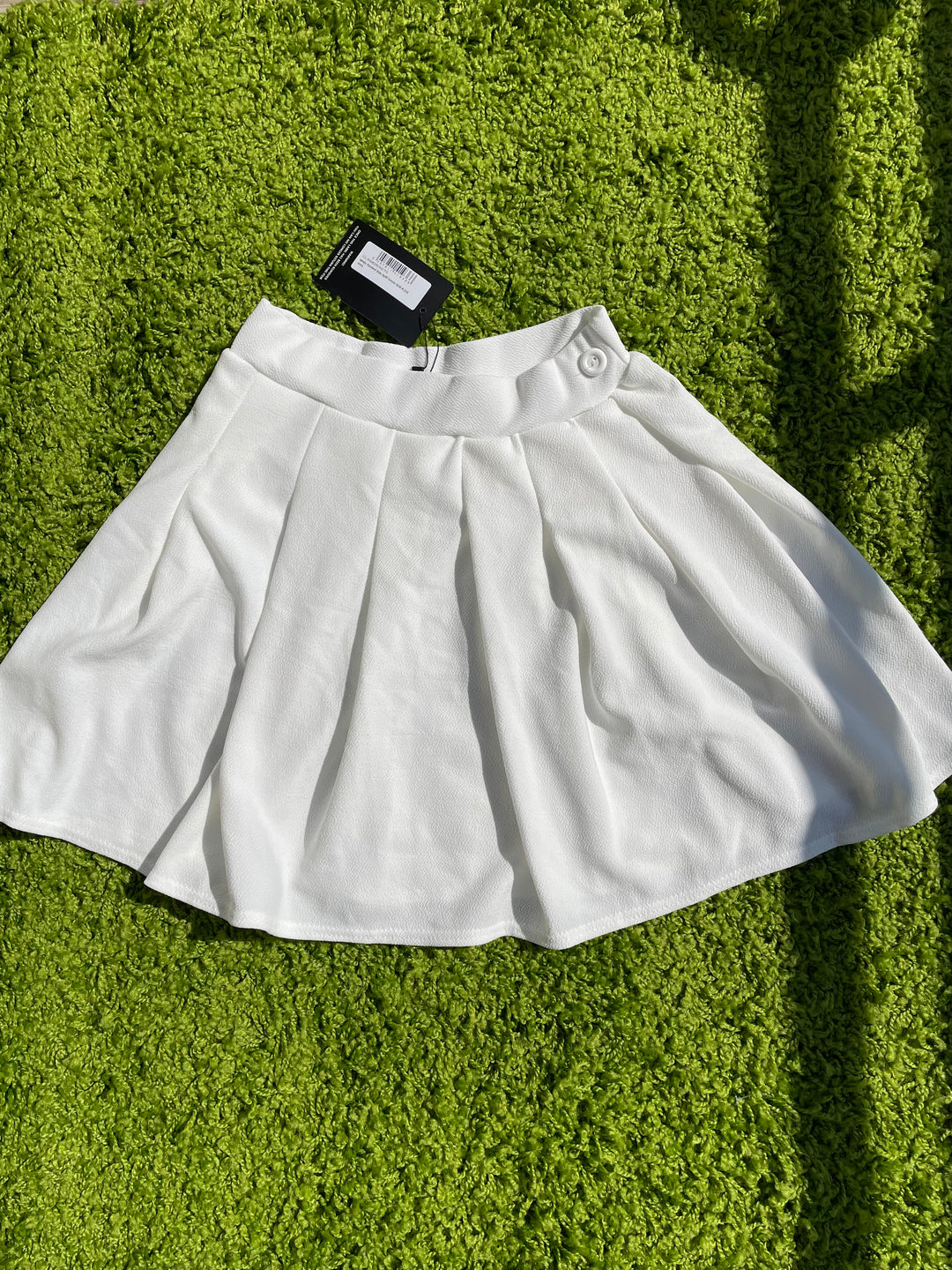Pretty Little Thing White Tennis Skirt