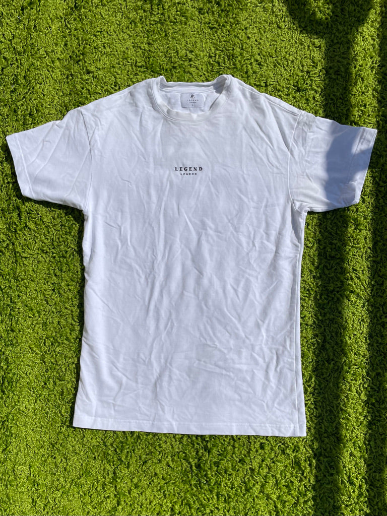 Ubrugelig fleksibel hule Legend London White T-Shirt – Madison's Lane