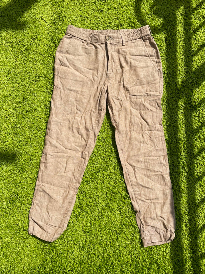 Men's Linen Front Tie Pants