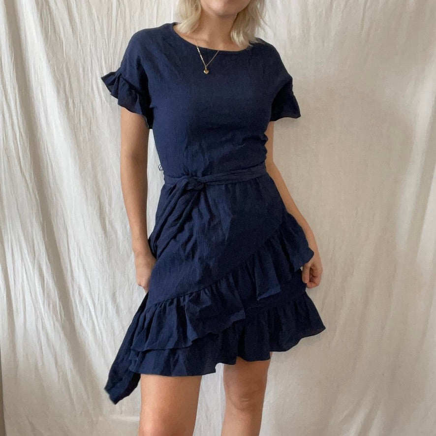 Michael Kors Navy Blue Summer Dress MADISON'S LANE Michael Kors Navy Blue Summer Dress MADISON'S LANE