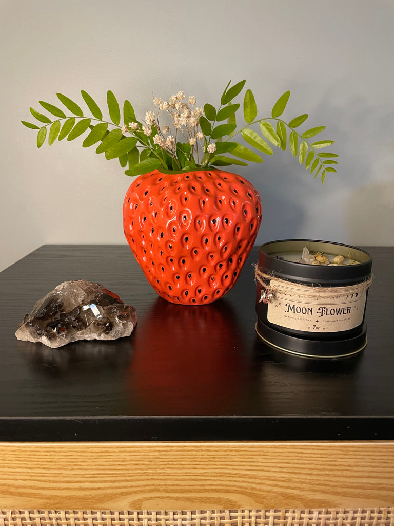 strawberry shaped planter pot Strawberry Planter Vase – MADISON'S LANE