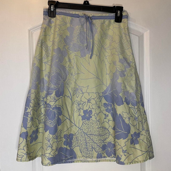 Hawaiian Style Midi Skirt