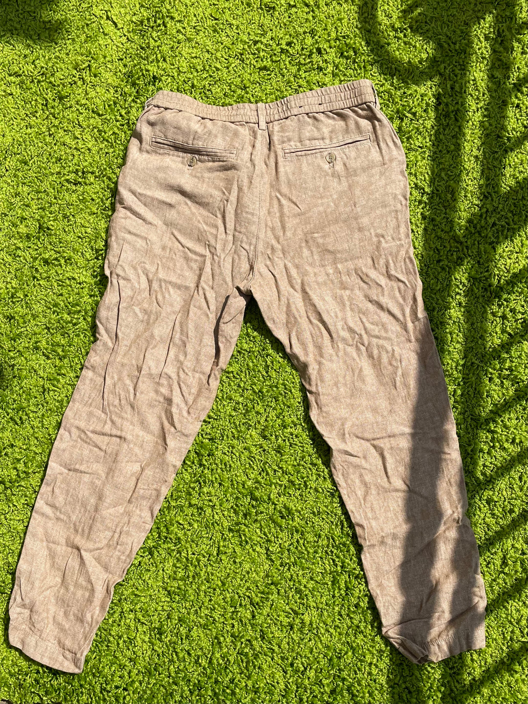 Men's Linen Front Tie Pants