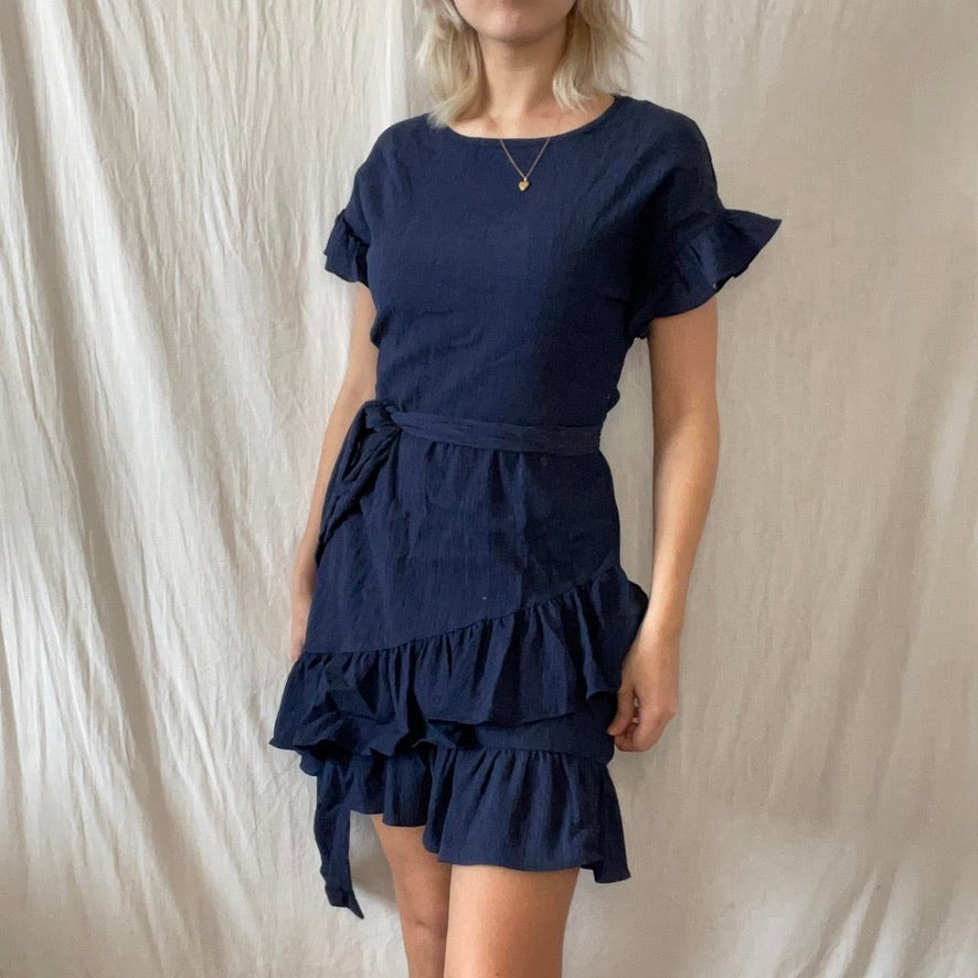 Michael Kors Navy Blue Summer Dress MADISON'S LANE Michael Kors Navy Blue Summer Dress MADISON'S LANE