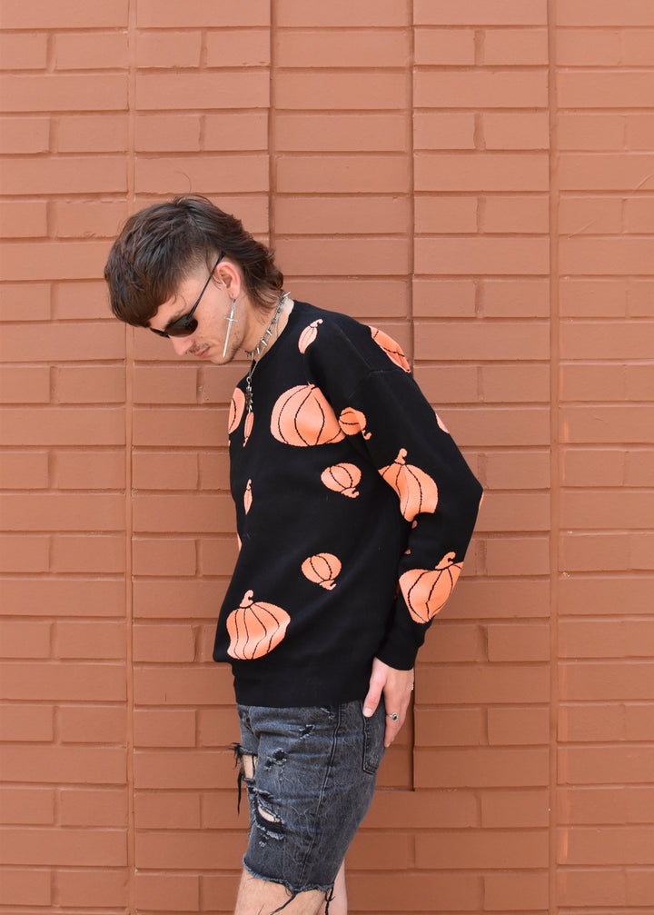 Pumpkin Pattern Sweater