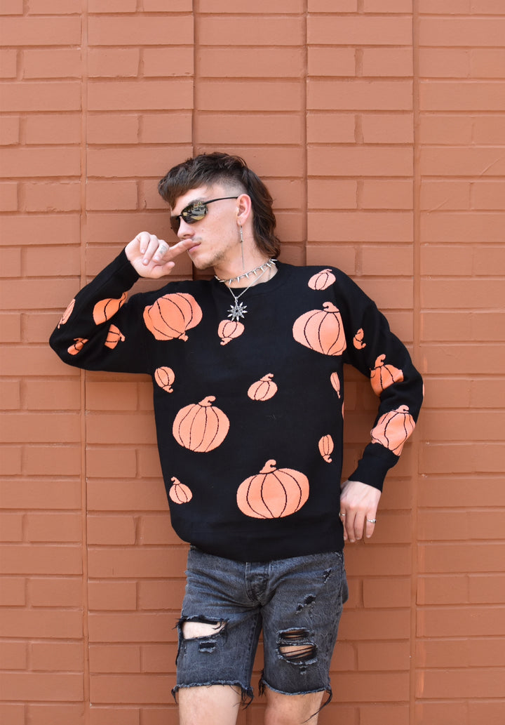 Pumpkin Pattern Sweater