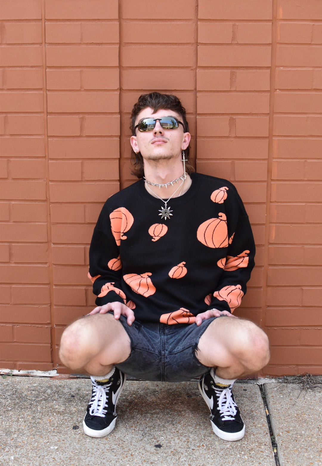 Pumpkin Pattern Sweater