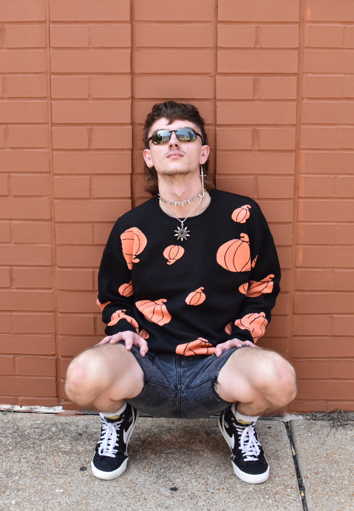 Pumpkin Pattern Sweater