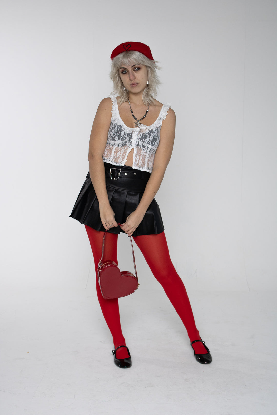 Lilah White Lace Top