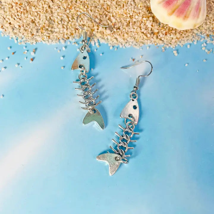 Fishbone Earrings