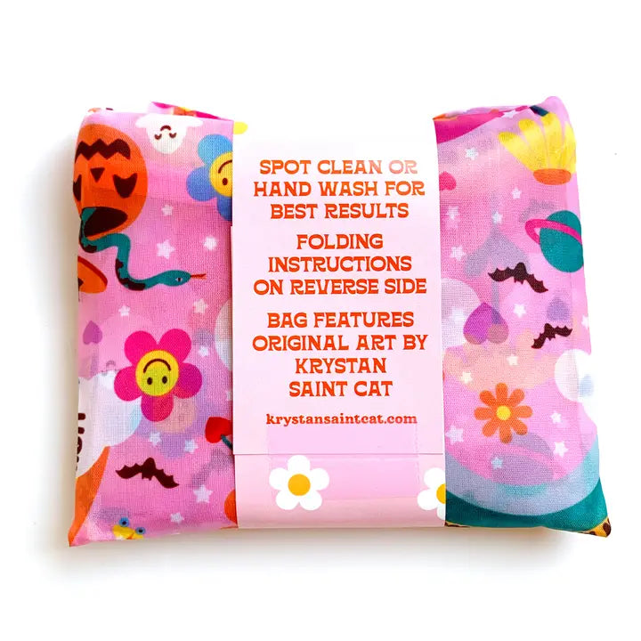 I Love My Own Delusional World Fold-Up Reusable Bag