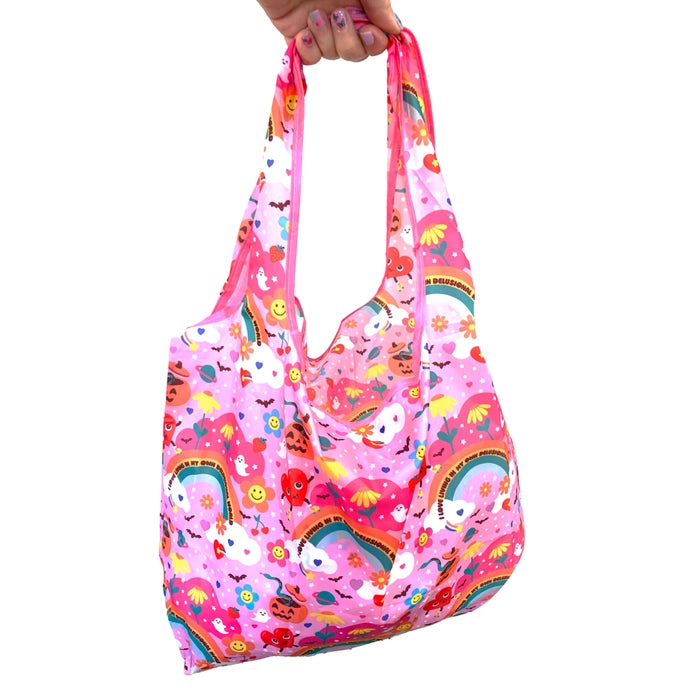 I Love My Own Delusional World Fold-Up Reusable Bag