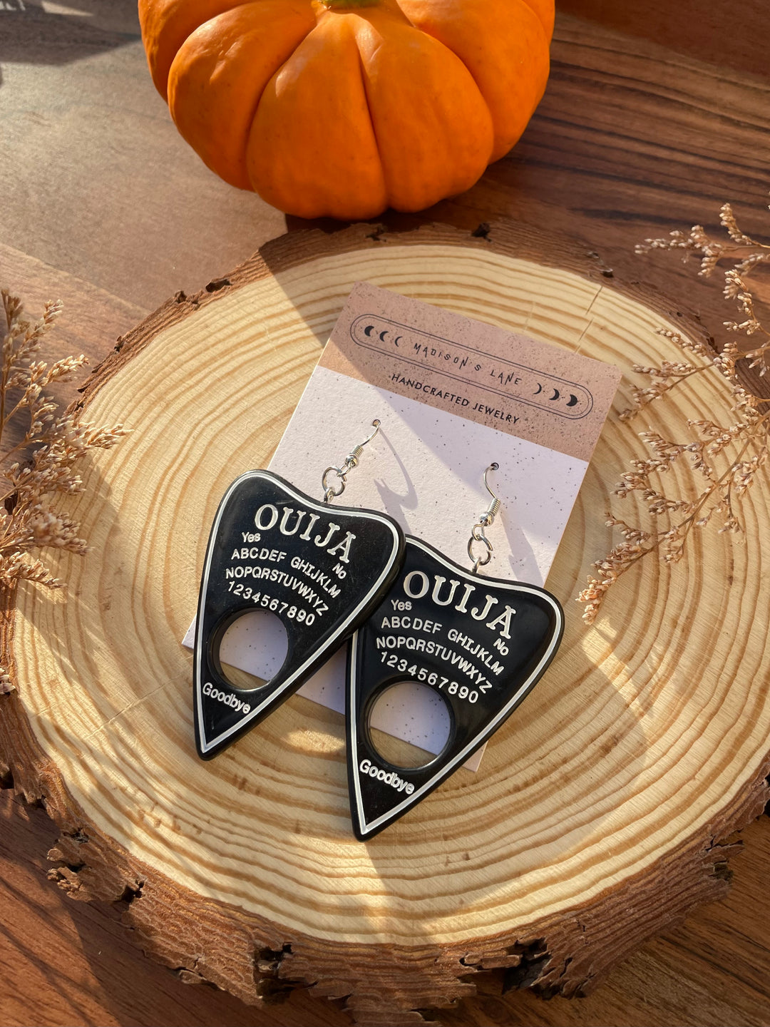 Klasične Ouija Planchette naušnice 